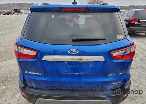 2018 Ford Ecosport Titanium z USA, uszkodzony, nr VIN MAJ6P1WL5JC192390